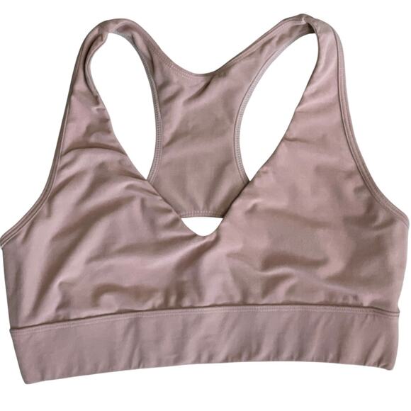 Wolven Mauve Racerback Cutout Sports Bra Size M - Picture 1 of 4